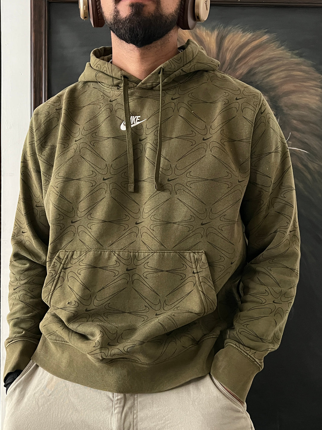 Retro Nike hoodie (L)