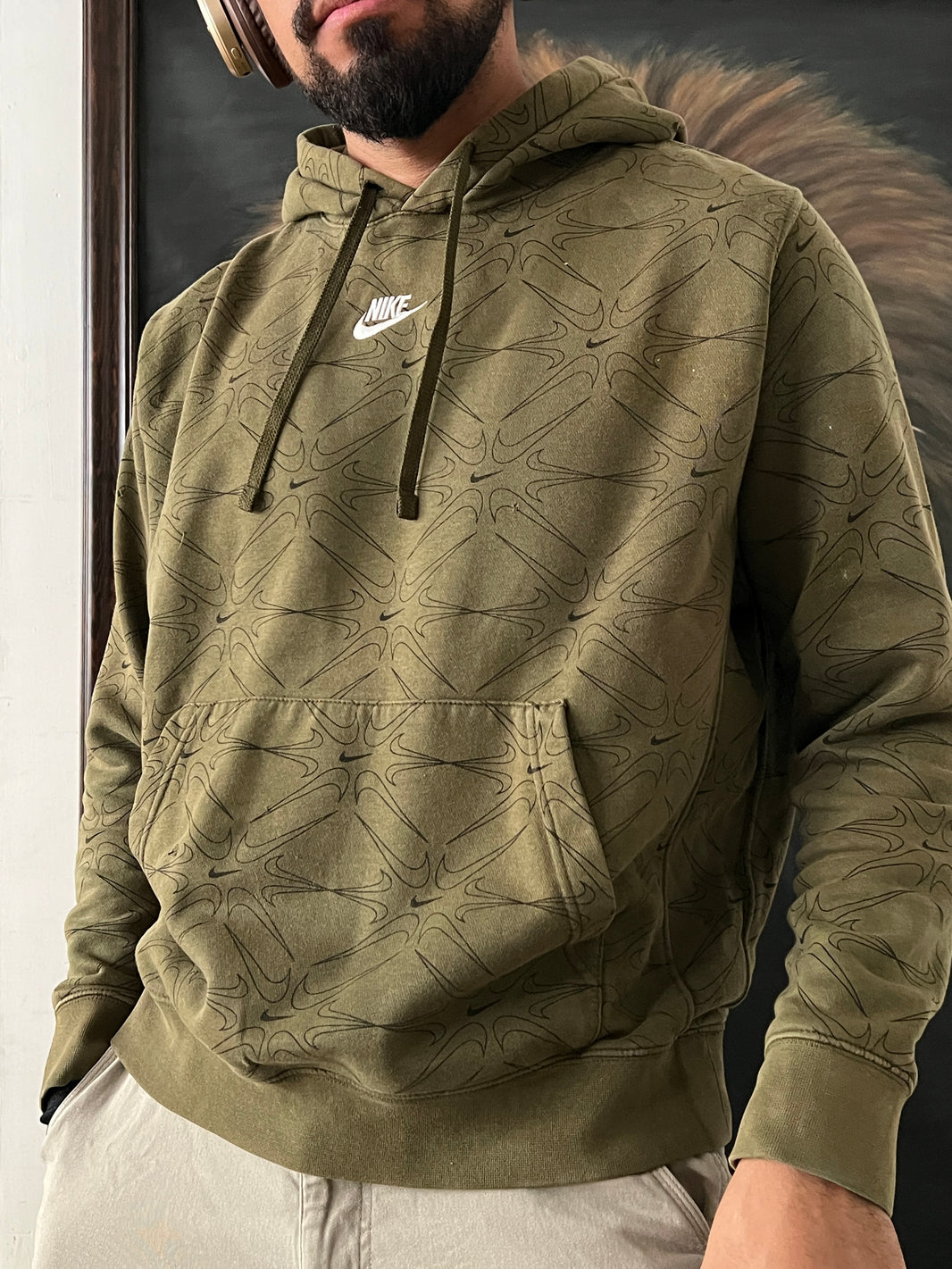 Retro Nike hoodie (L)