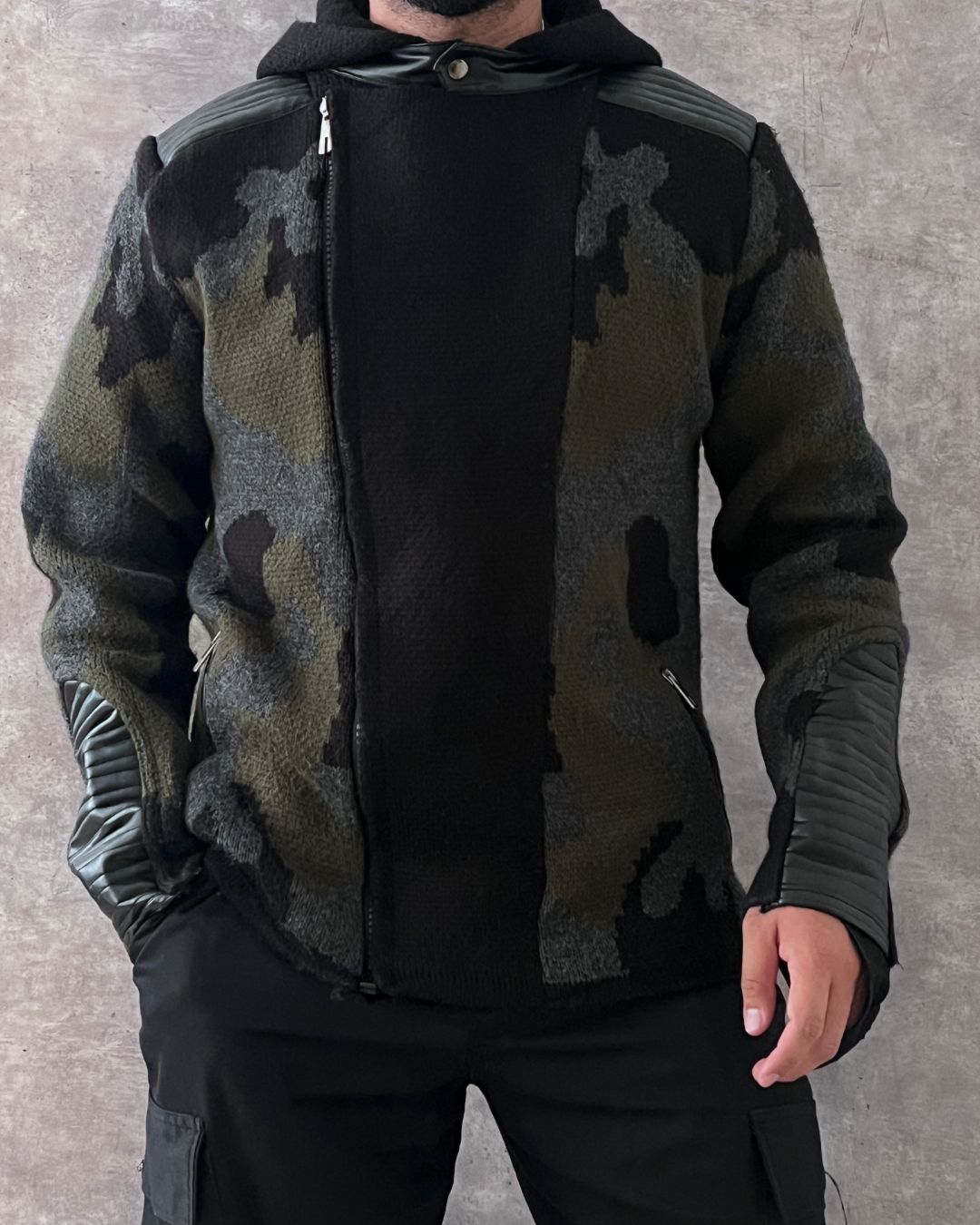 RACER LEATHER JACKET (L)