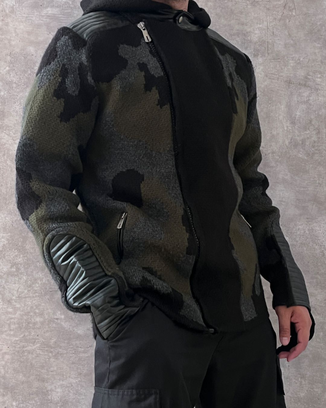 RACER LEATHER JACKET (L)