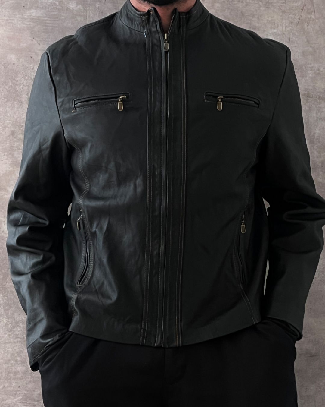 LEATHER JACKT MEX (M)