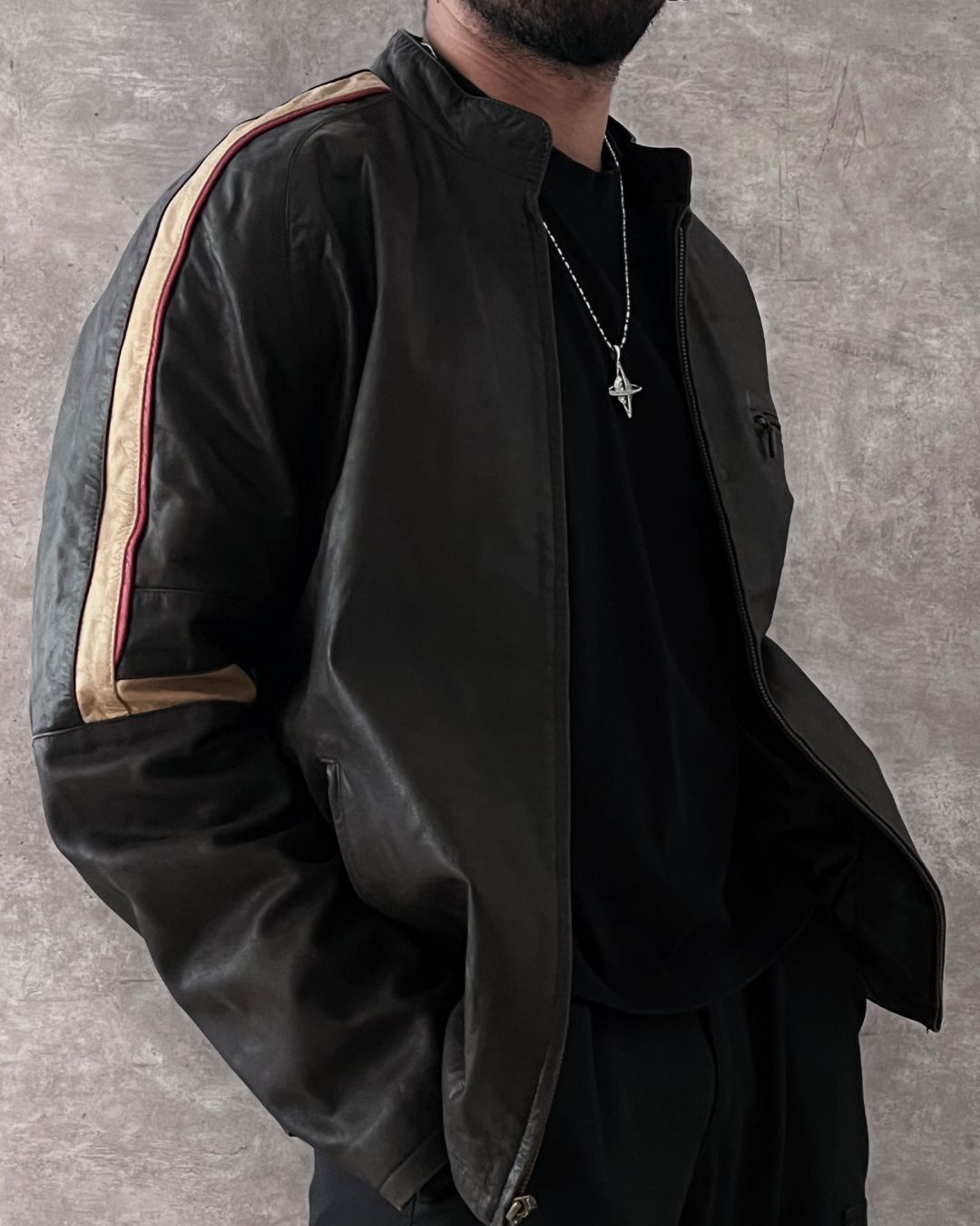 RACER LEATHER JACKT (L)