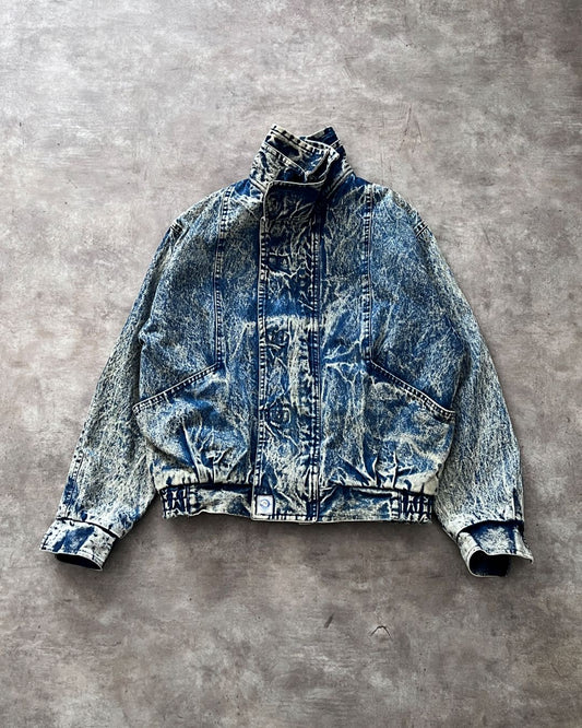 DISTRESSED DENIM JACKT (L)