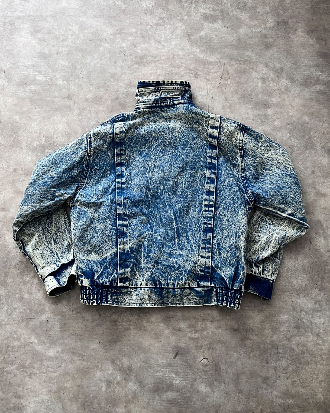 DISTRESSED DENIM JACKT (L)