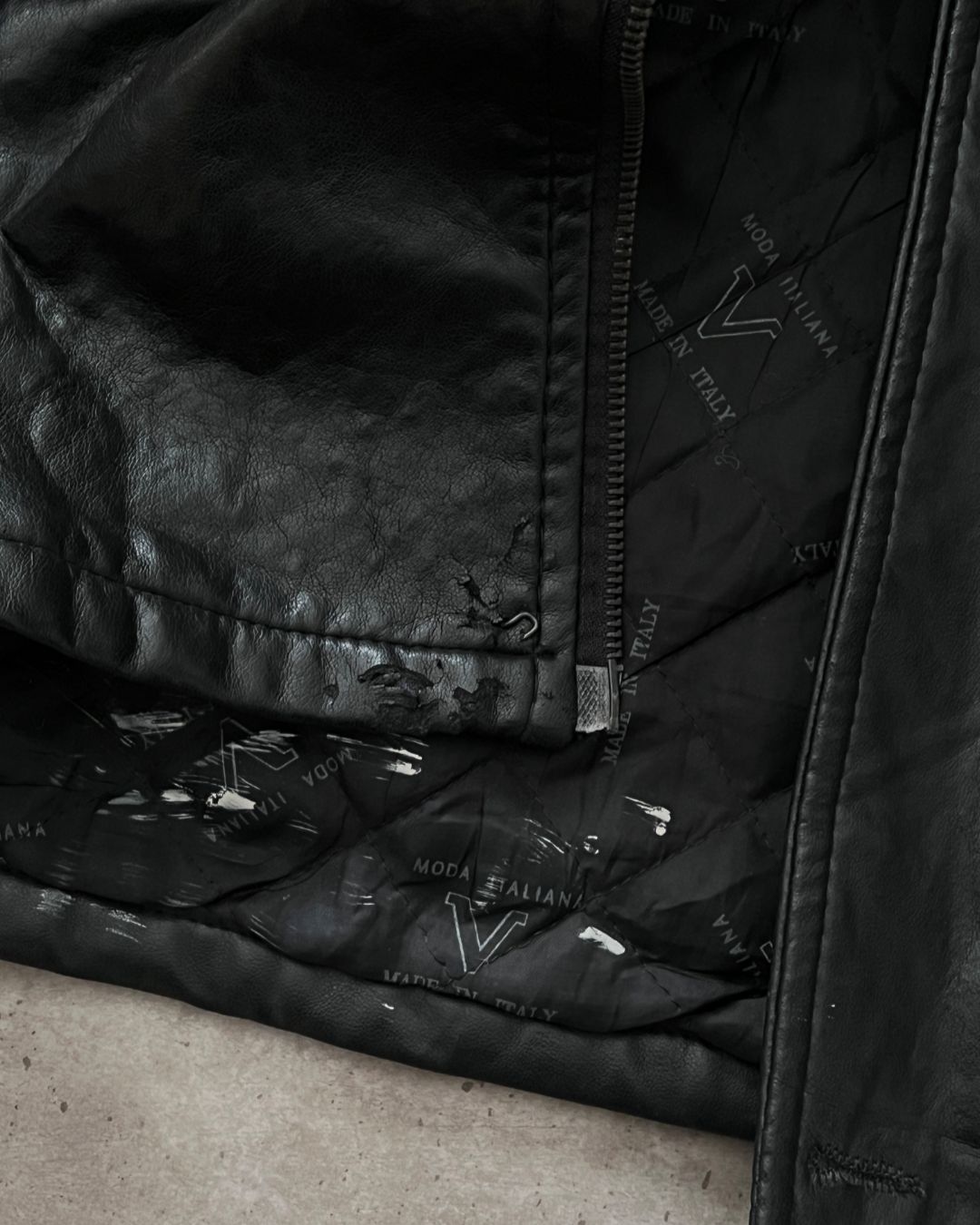 ITALIAN LEATHER JACKT(L)