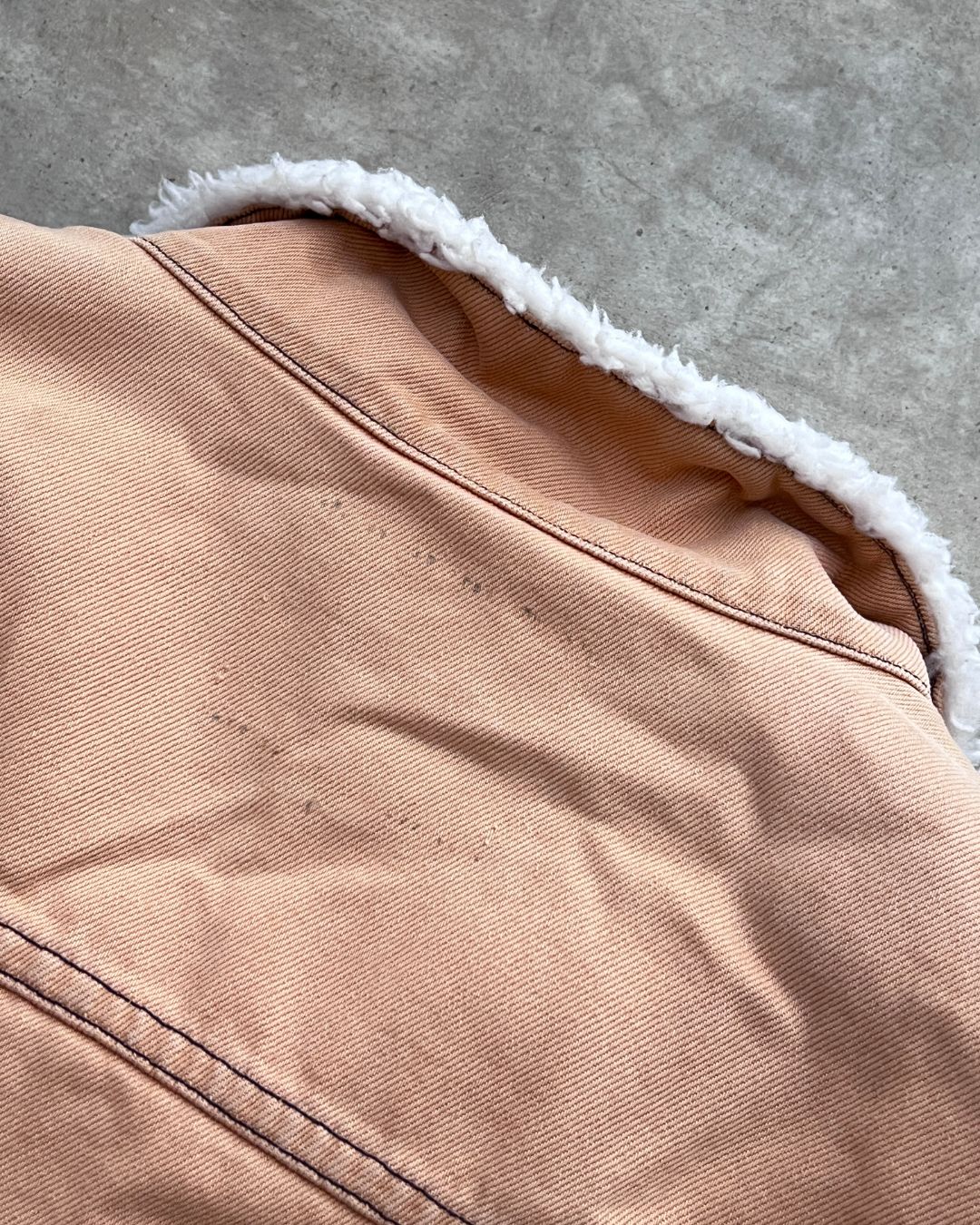 VINTAGE SHERPA DENIM JACKT LEVI'S (M)