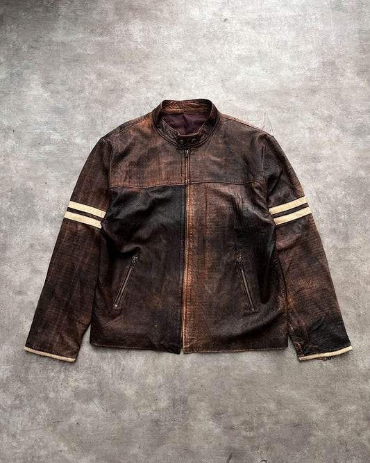 RARE LEATHER JACKET (L)