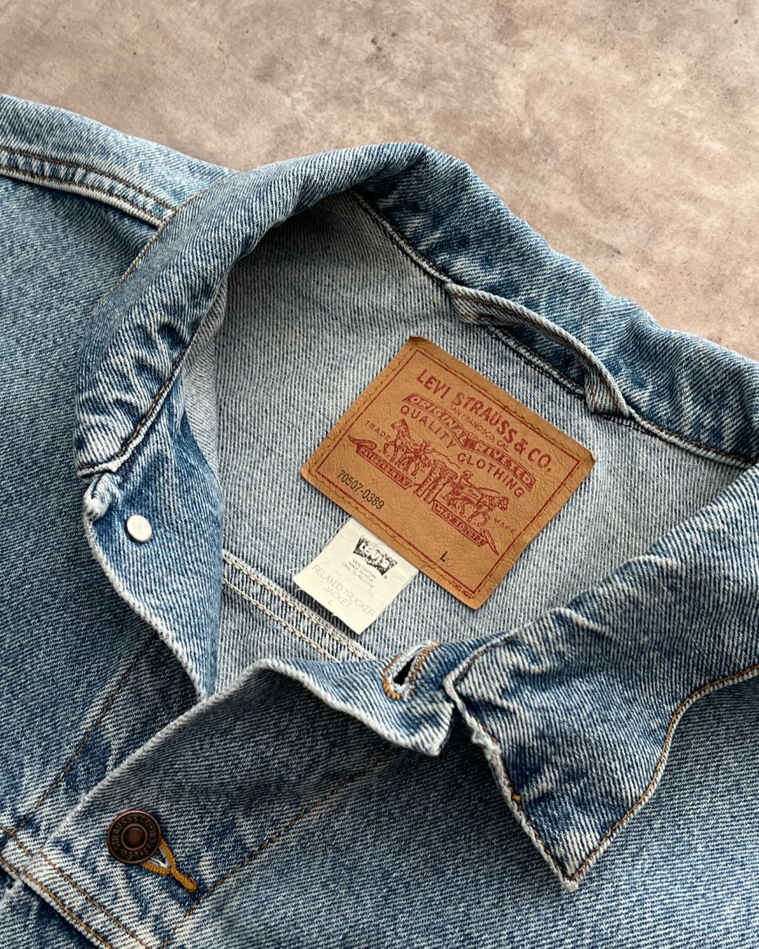 CHALECO DENIM LEVI'S (L)