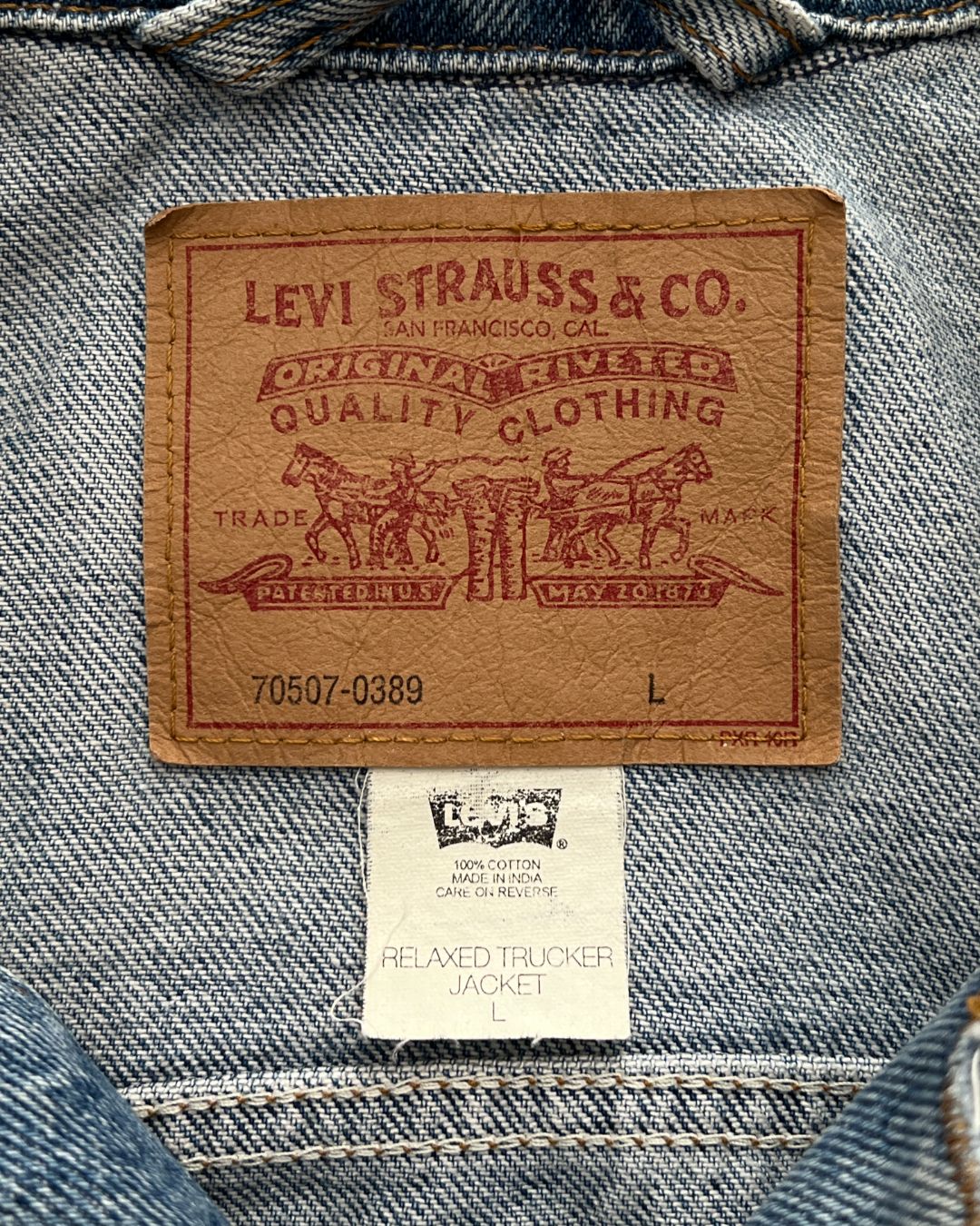 CHALECO DENIM LEVI'S (L)