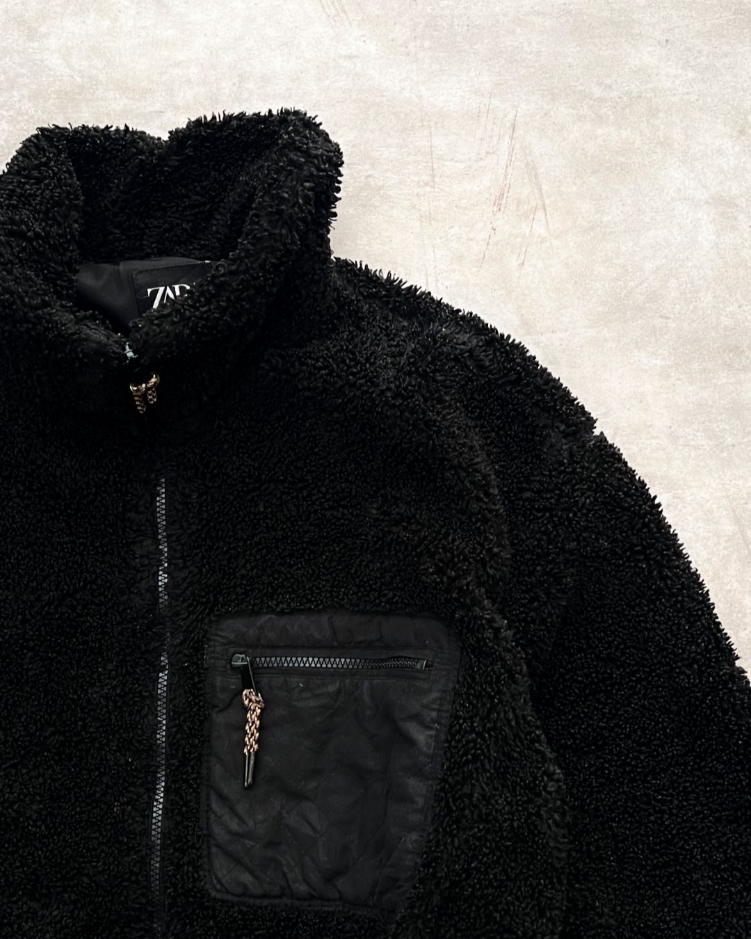 BLCK SHERPA JACKET ZARA (S)