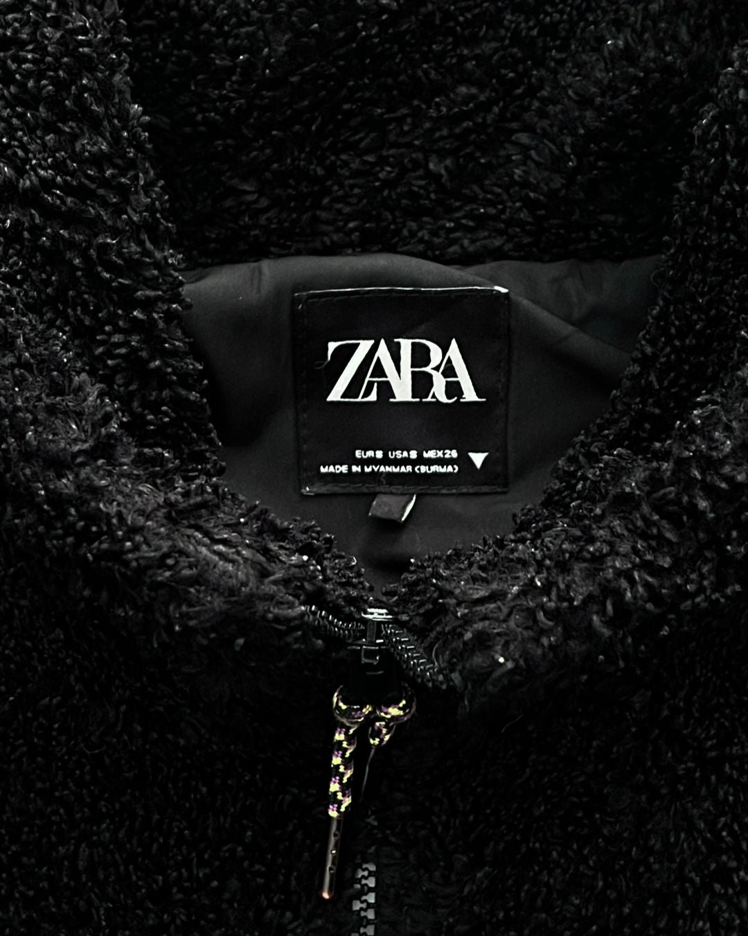 BLCK SHERPA JACKET ZARA (S)
