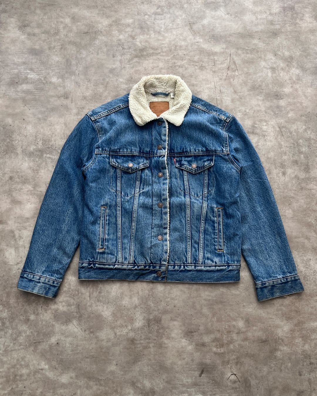 PREMIUM SHERPA TRUCKER DENIM LEVI'S (S)