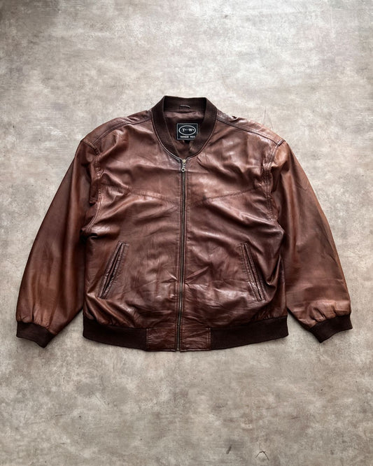 LEATHER JACKT TANNERY WEST (XL)