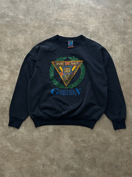 Retro Hoodie Blue (L)