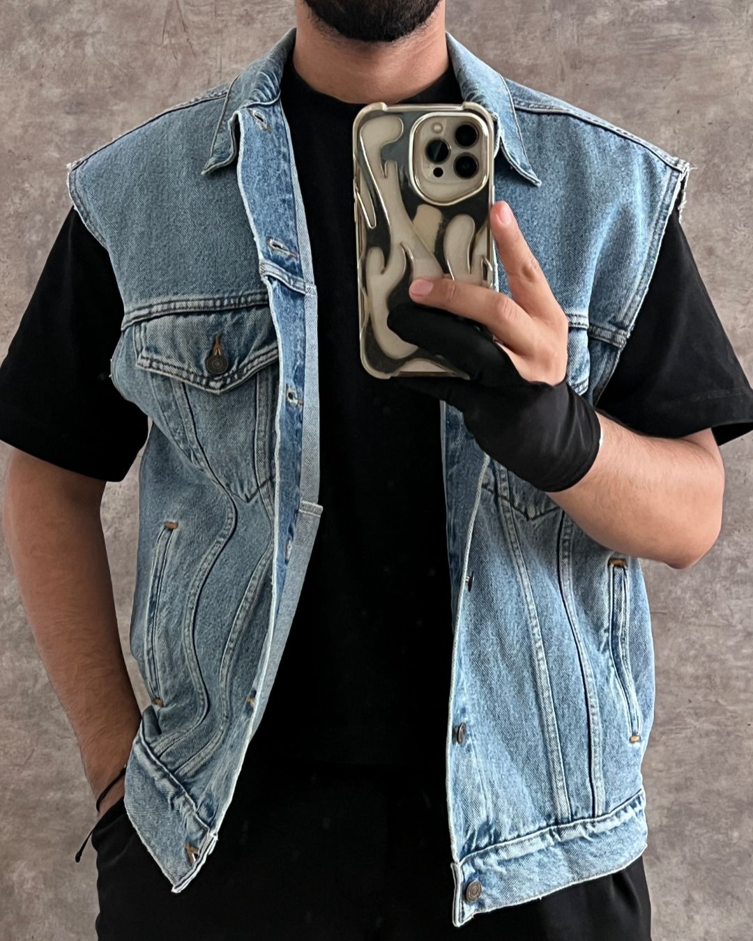 CHALECO DENIM LEVI'S (L)