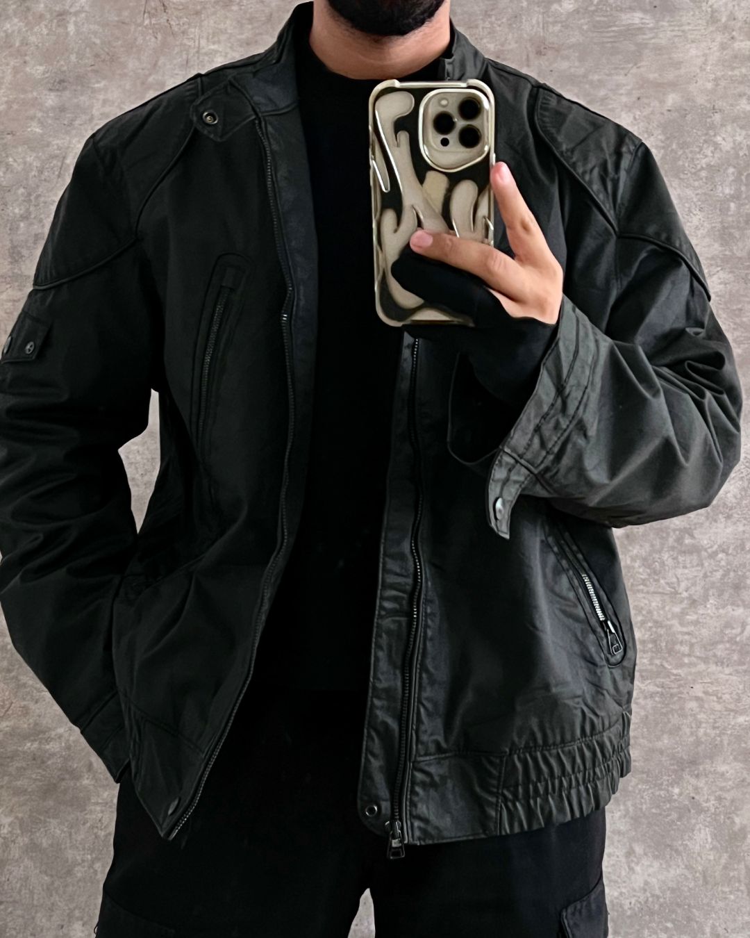 RACER BLCK JACKET (2XL)