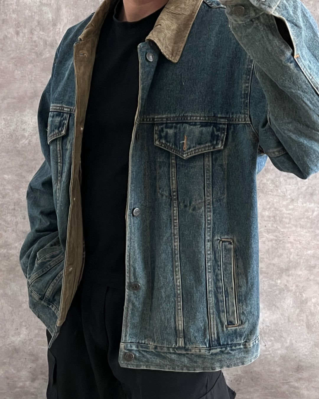 RETRO DENIM JACKET (XL)