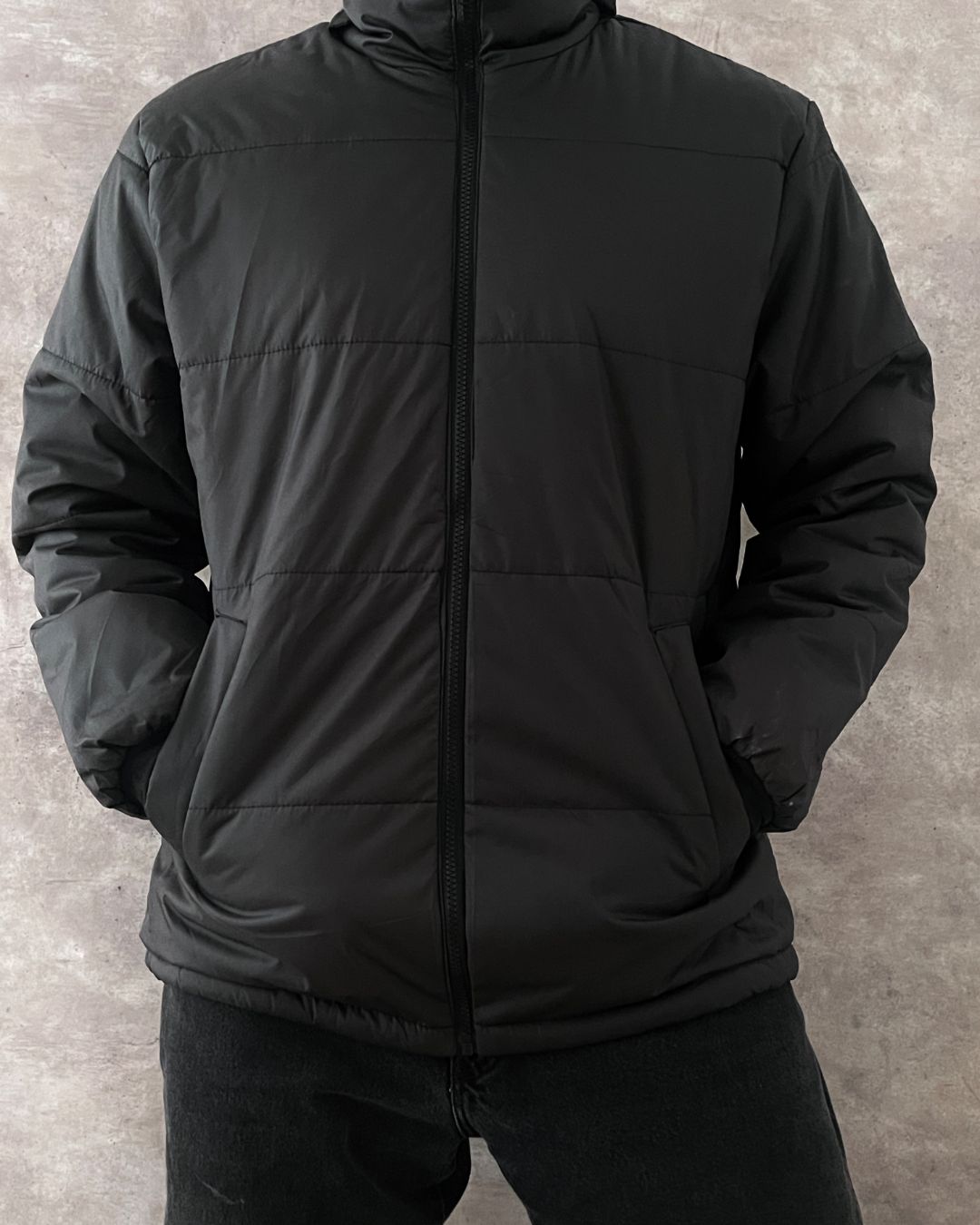 PUFFER BLACK JACKT (M)