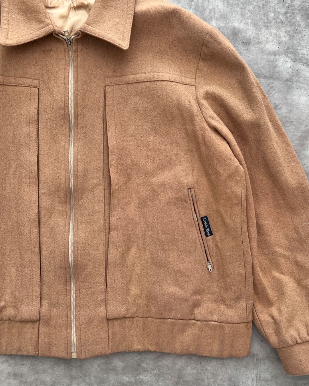 CALVIN K WOOL JACKT (S)