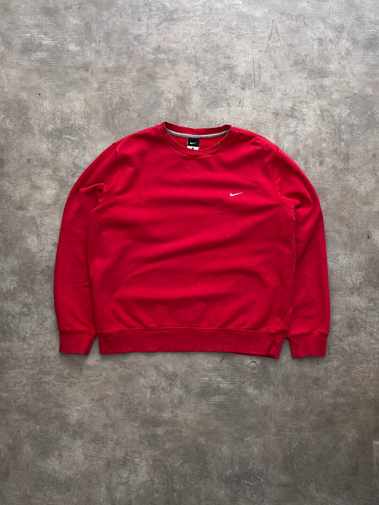Red crewneck Nike (L)