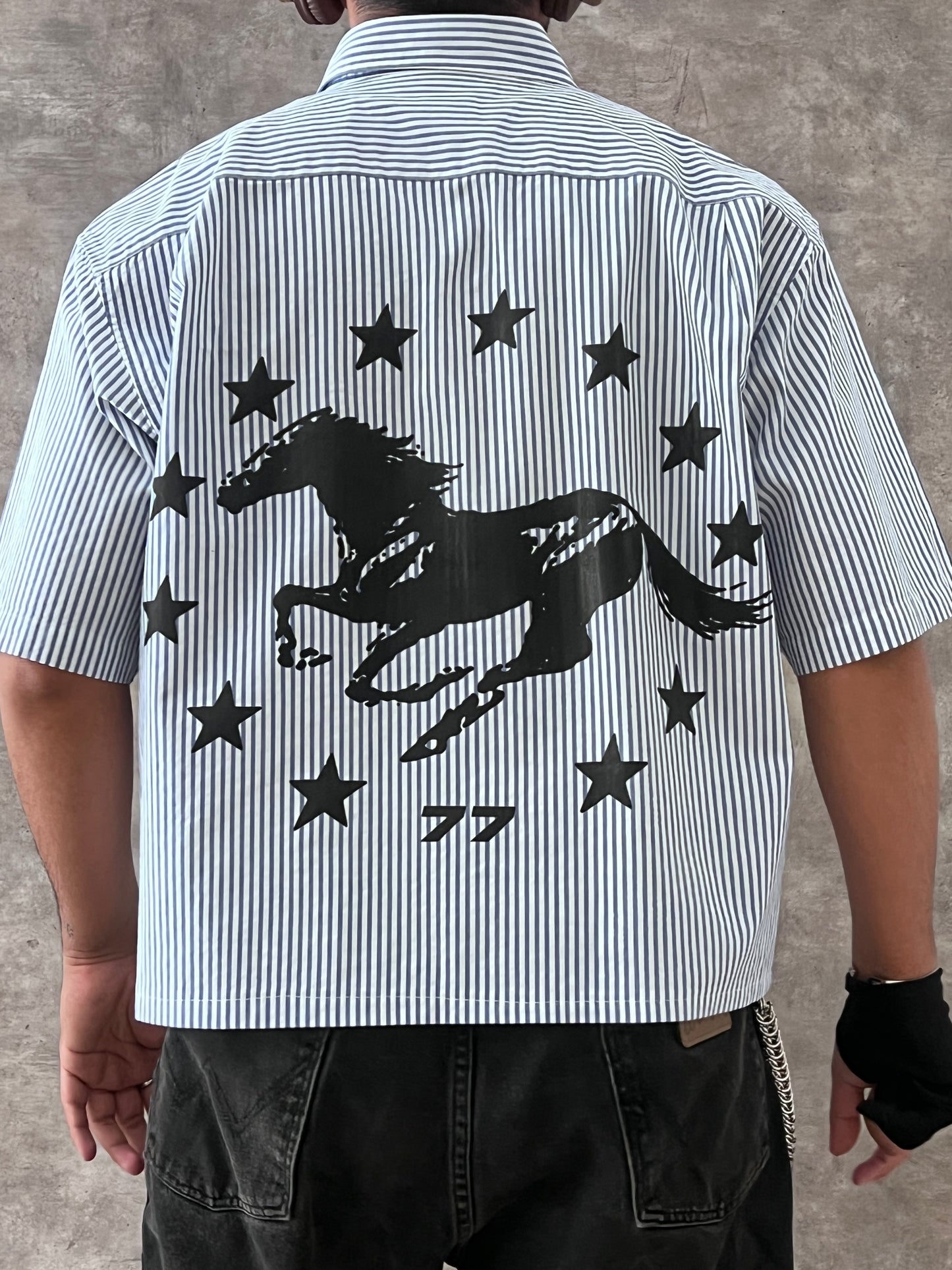 ASTRAL HORSE CROPPED SHIRT #01 - 77 ORIGINALS (M)