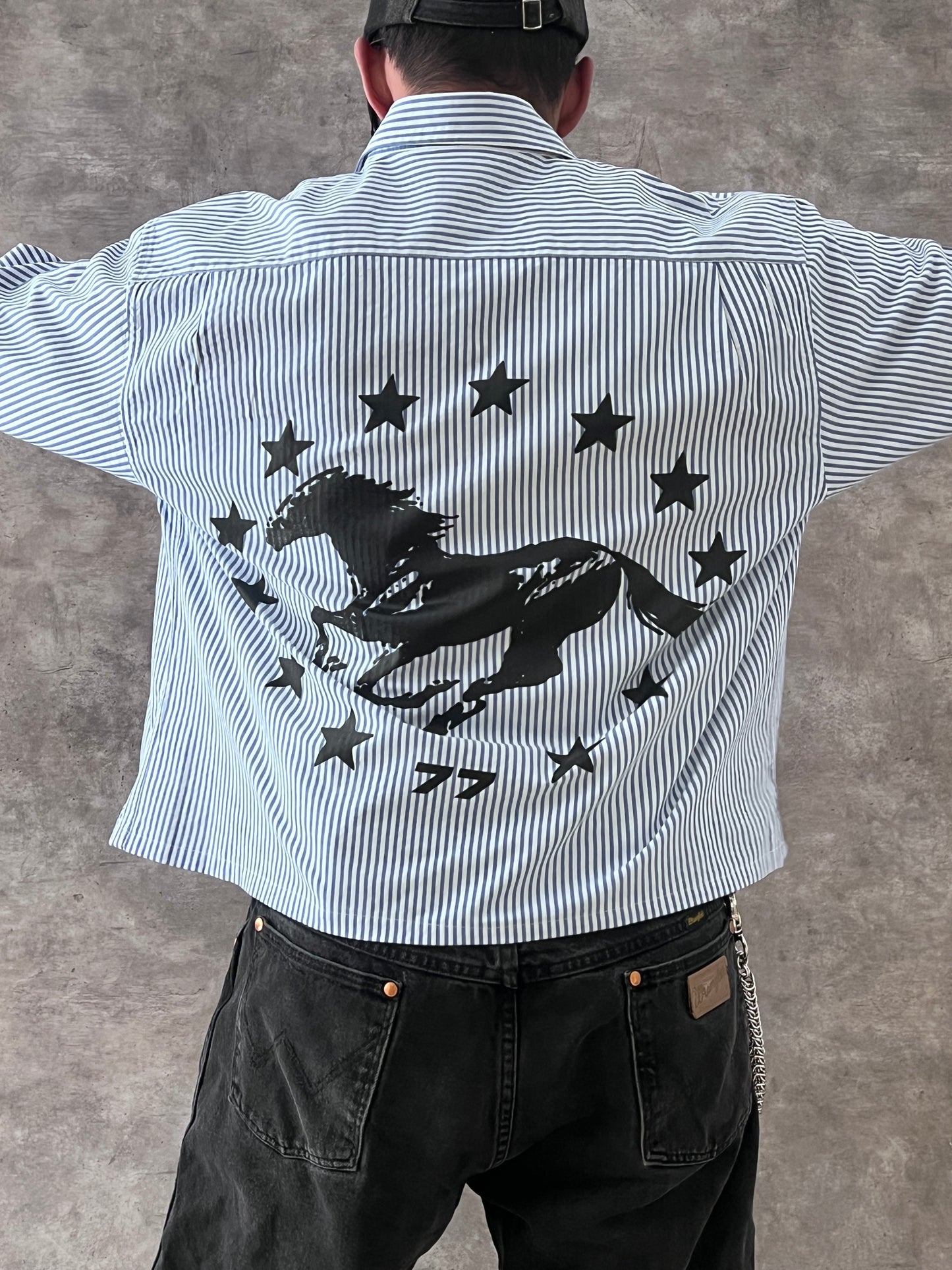 ASTRAL HORSE CROPPED SHIRT #01 - 77 ORIGINALS (M)