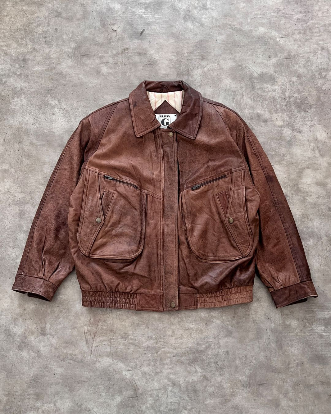 COWBOY KOREAN LEATHER JACKT (S)
