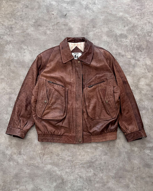 COWBOY KOREAN LEATHER JACKT (S)