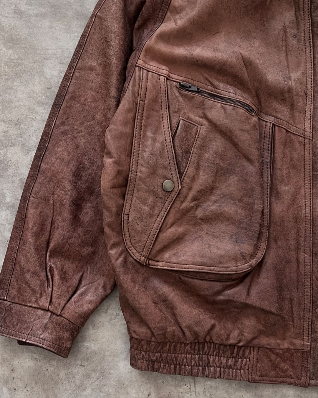 COWBOY KOREAN LEATHER JACKT (S)