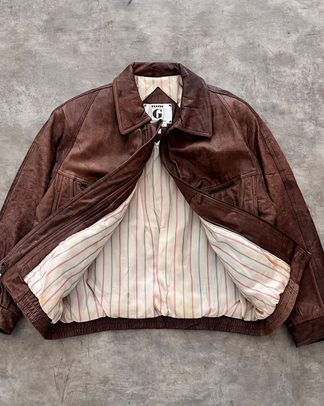 COWBOY KOREAN LEATHER JACKT (S)