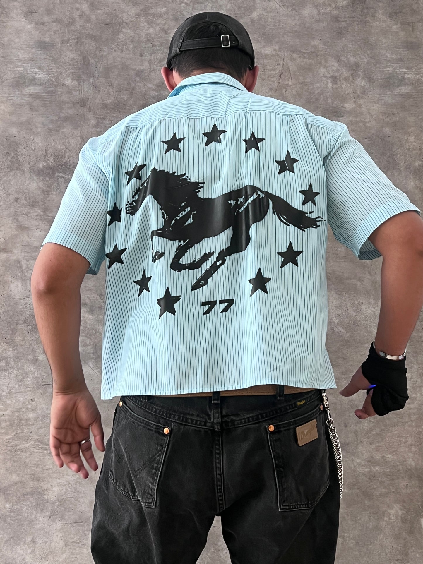 ASTRAL HORSE CROPPED SHIRT #03 - 77 ORIGINALS (M)
