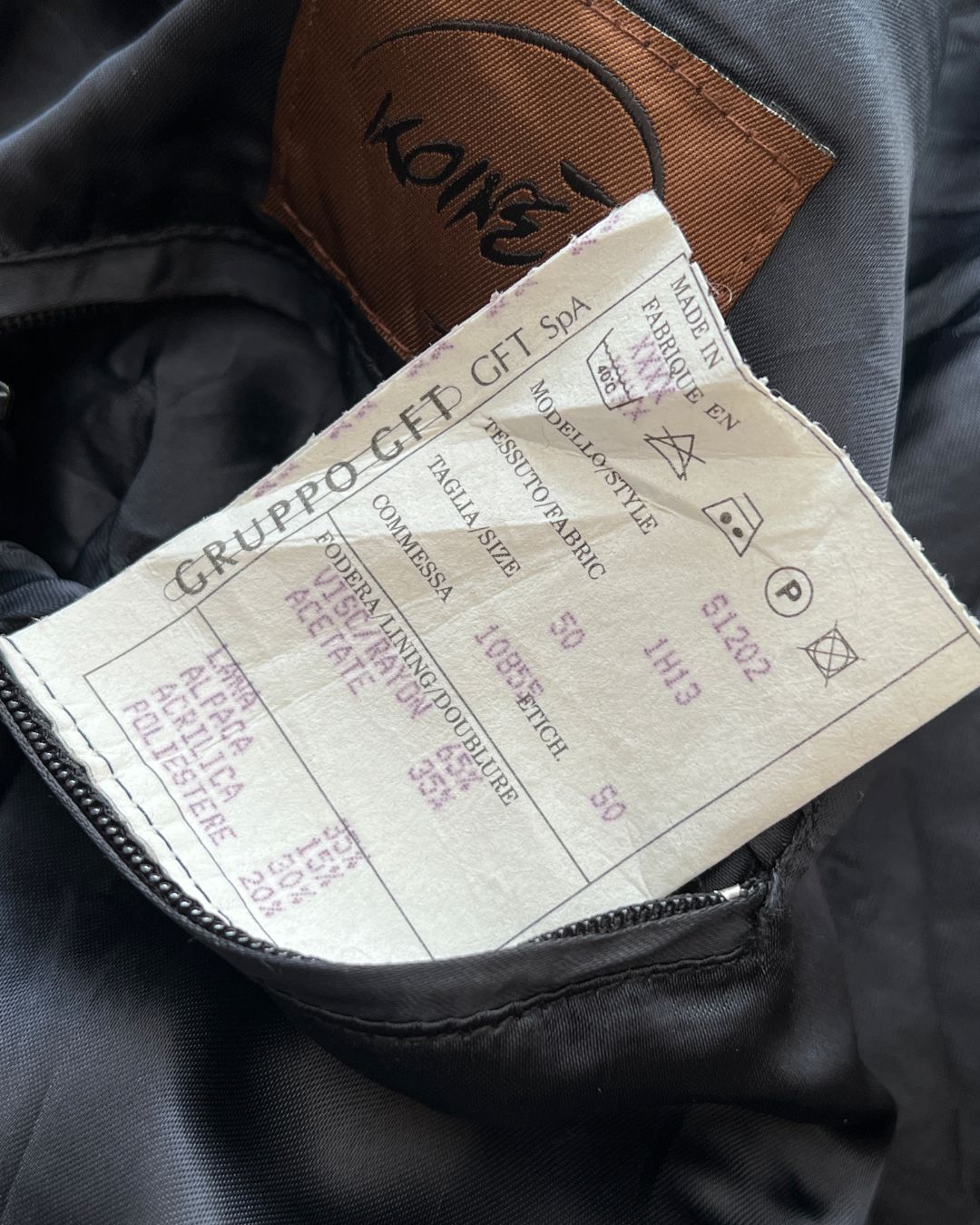 EUROPEAN WOOL COAT (2XL)