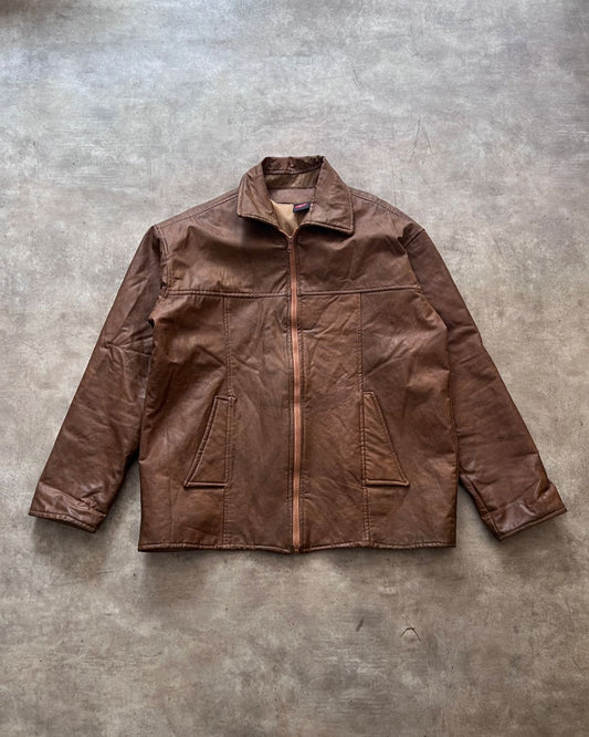 LEATHER JACKT POLY (L)