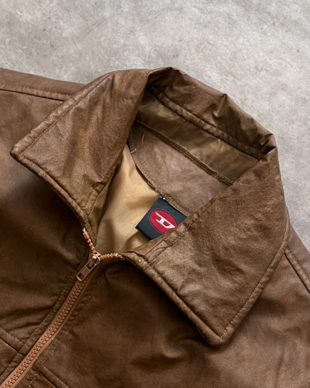 LEATHER JACKT POLY (L)