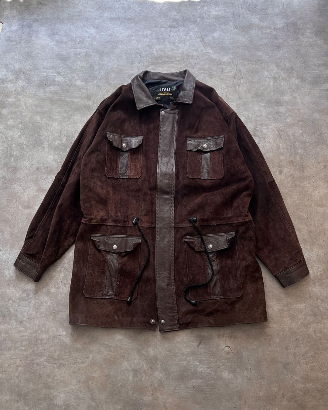 ITALIAN LEATHER JACKET (L)