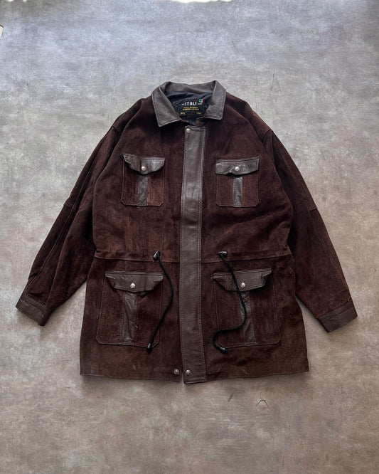 ITALIAN LEATHER JACKET (L)