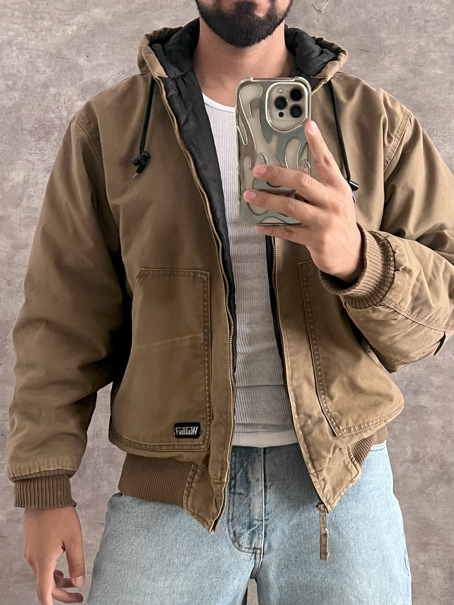 Vintage Brown Work Jacket (L)