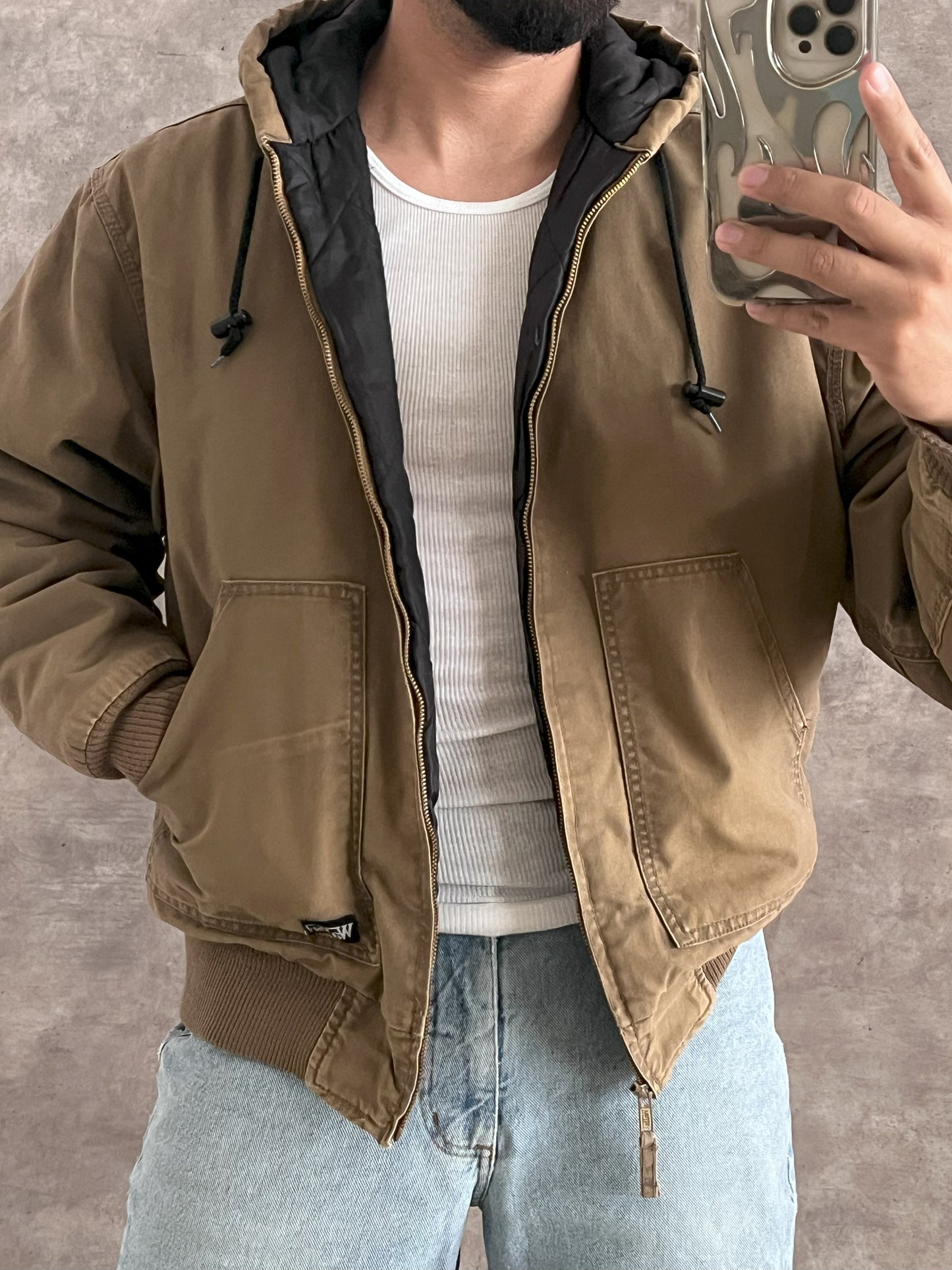 Vintage Brown Work Jacket (L)