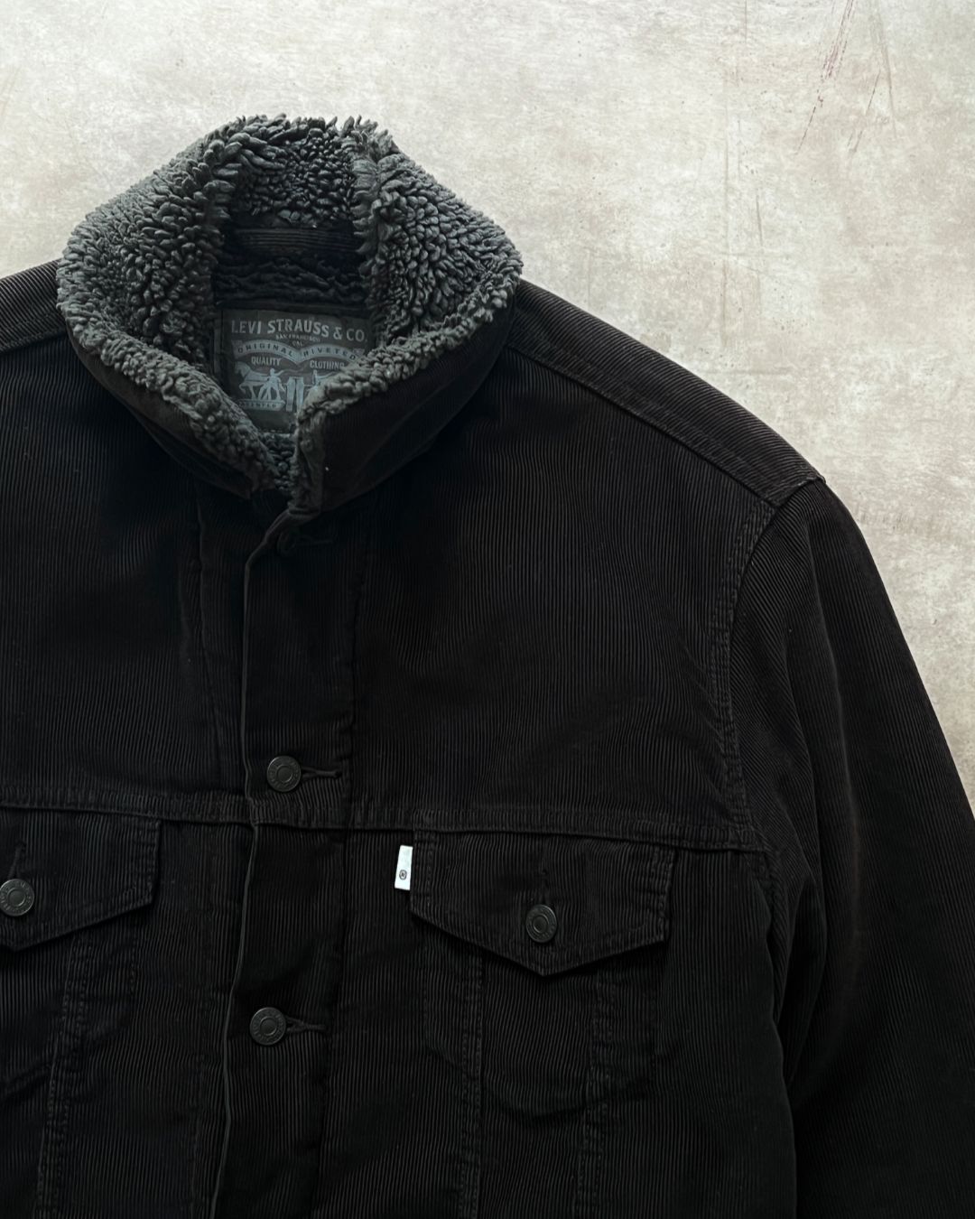BLACK SHERPA JACKET LEVI'S (L)