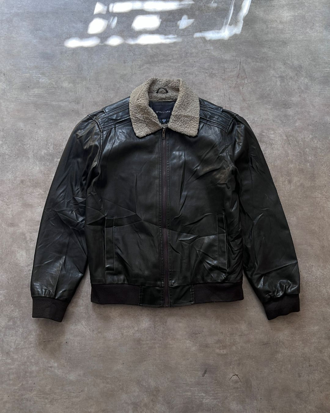 LEATHER JACKET SH (S/M)