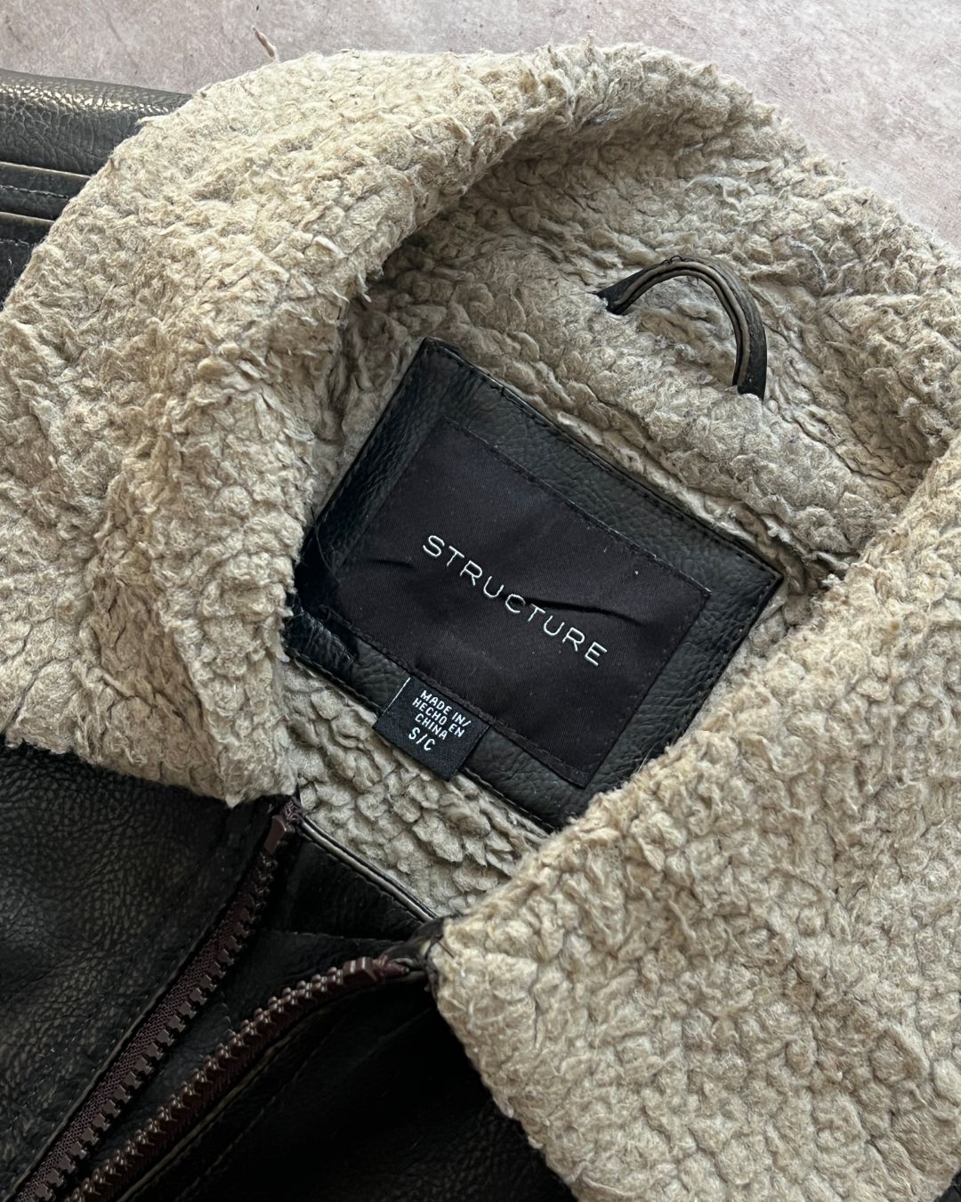 LEATHER JACKET SH (S/M)