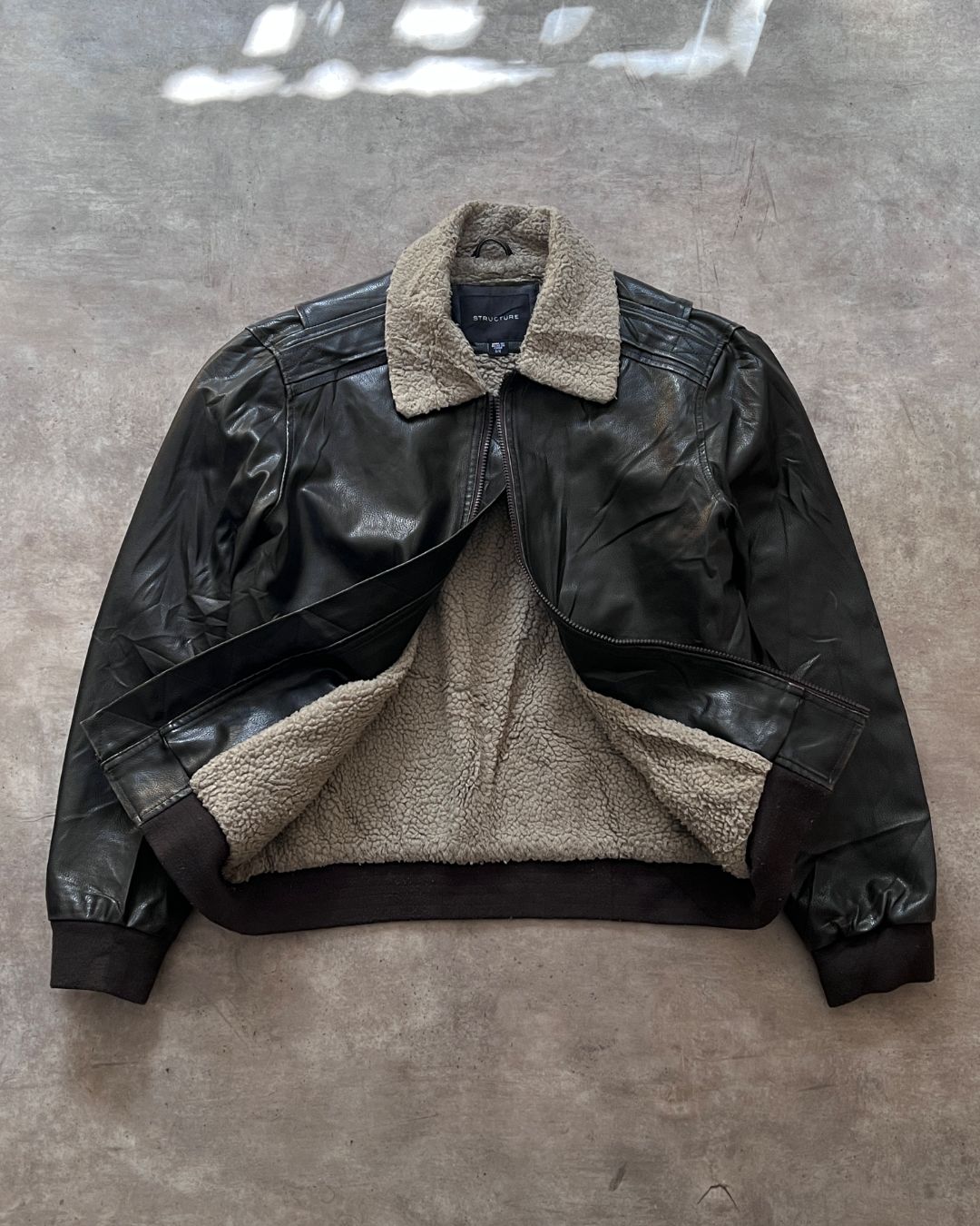 LEATHER JACKET SH (S/M)