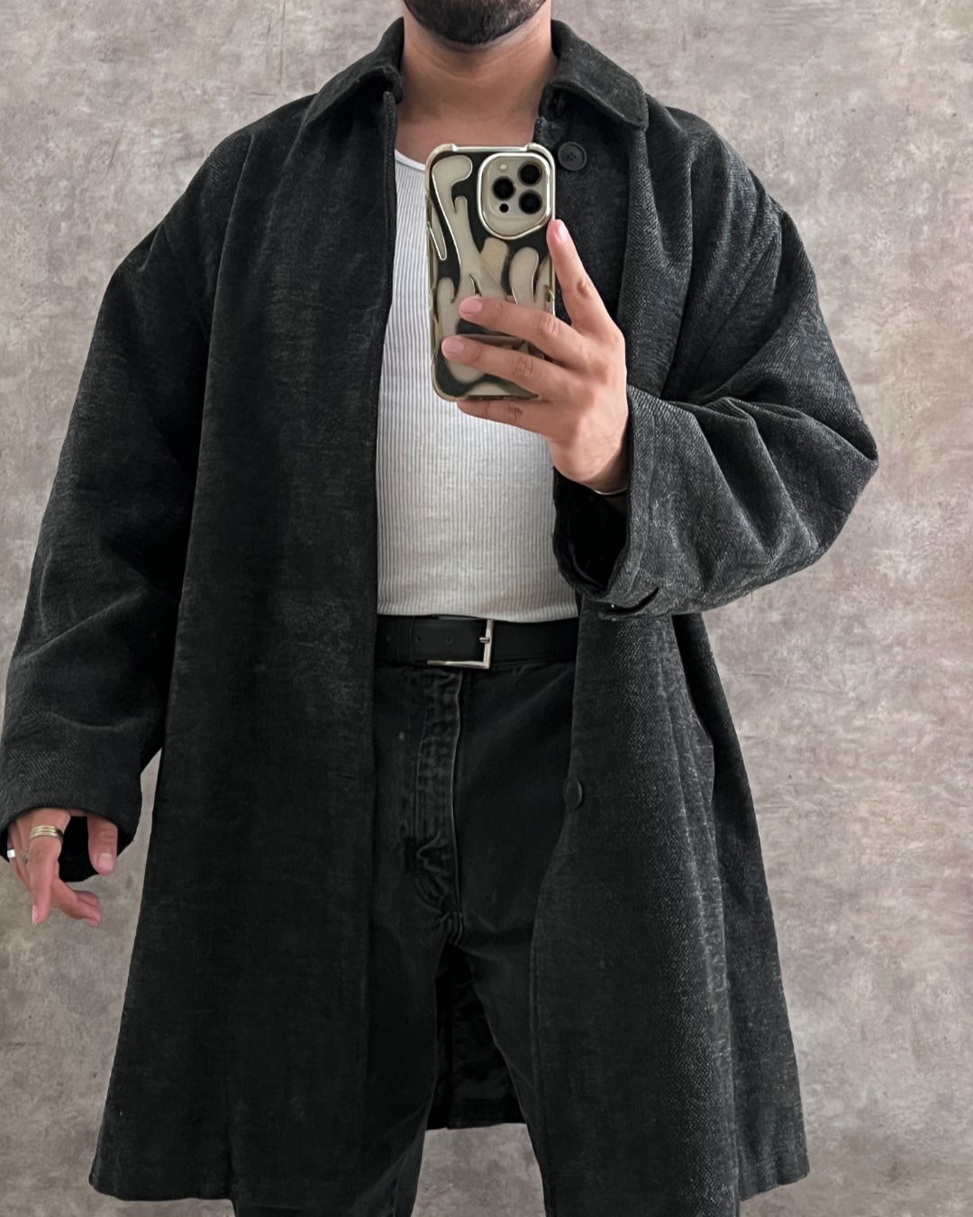 EUROPEAN WOOL COAT (2XL)