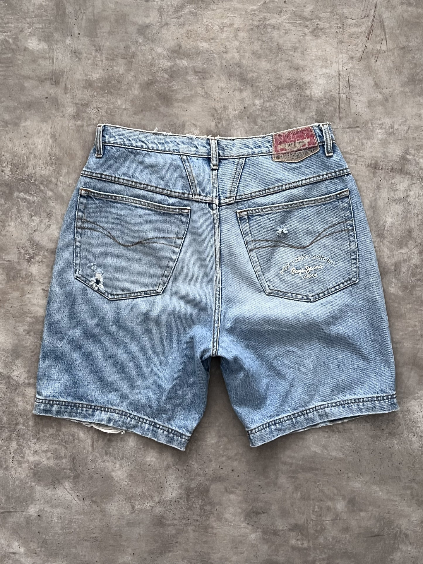 Vintage 80's Denim Pepe Jeans Shorts (32)