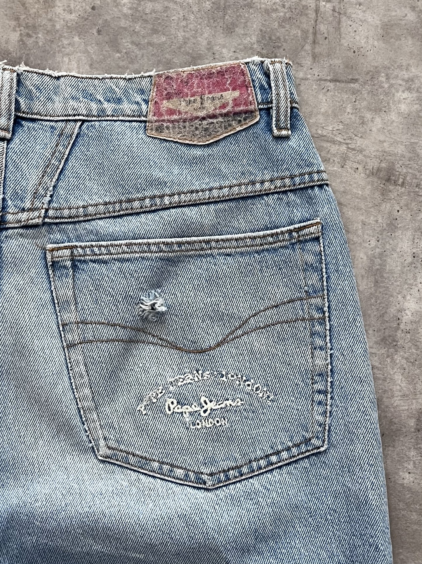 Vintage 80's Denim Pepe Jeans Shorts (32)