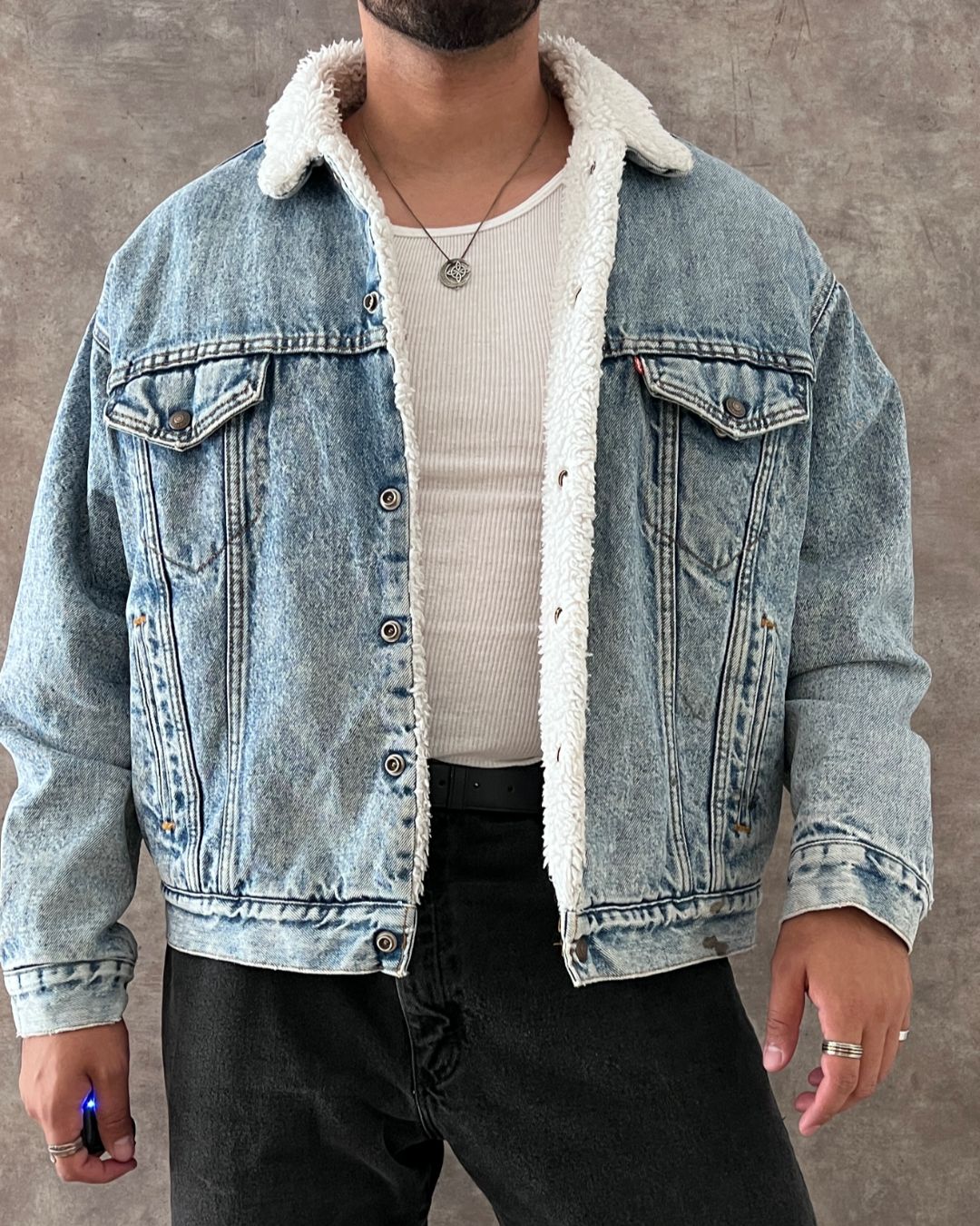 VINTAGE TRUCKER JACKET LEVI'S (XL)