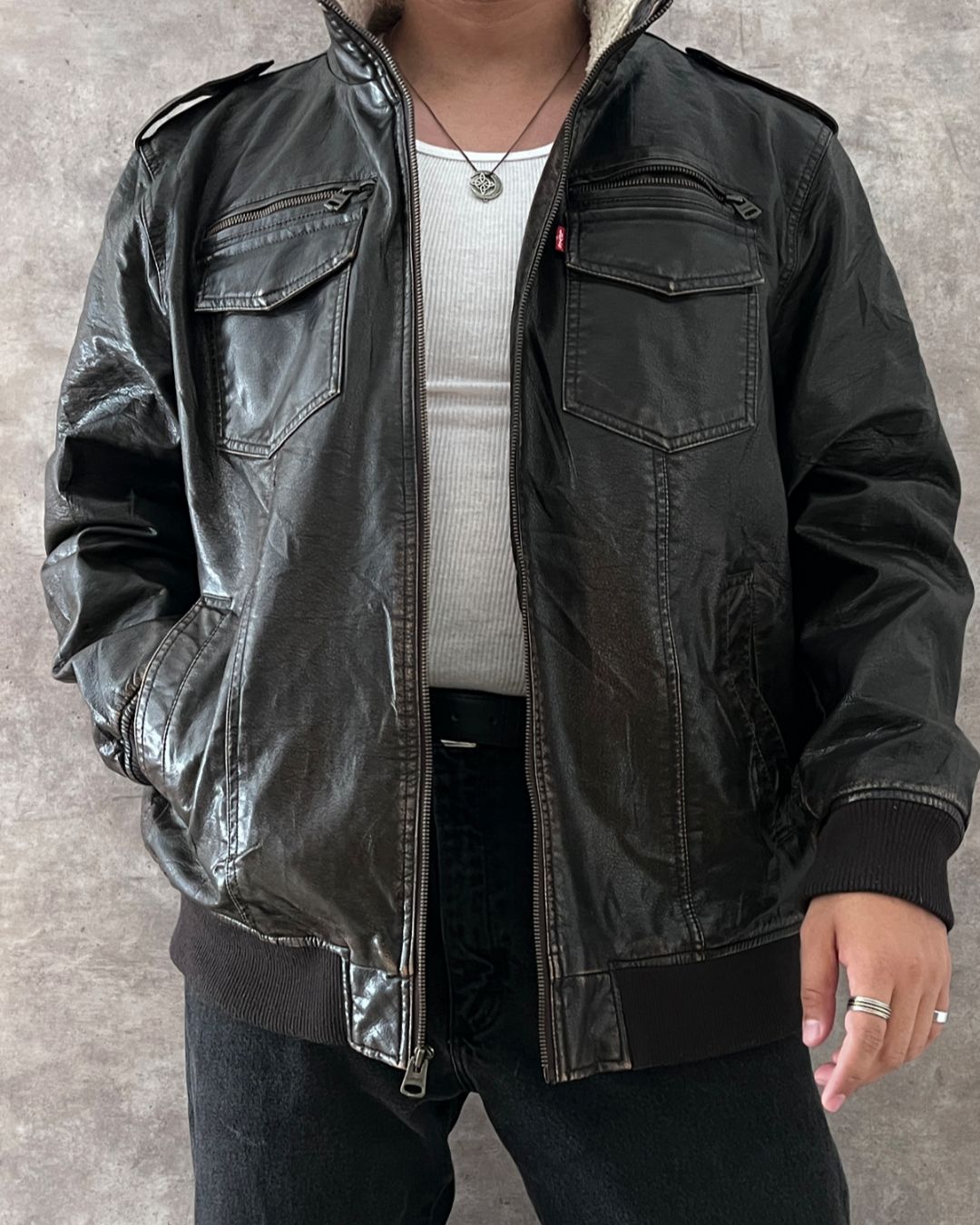 LEATHER JACKET LEVI'S (2XL)