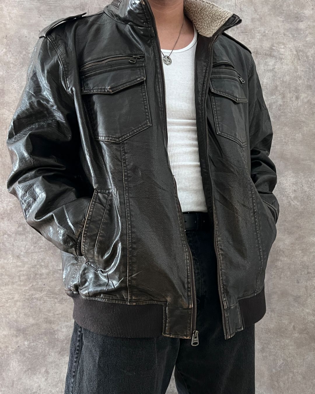 LEATHER JACKET LEVI'S (2XL)