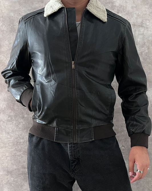 LEATHER JACKET SH (S/M)
