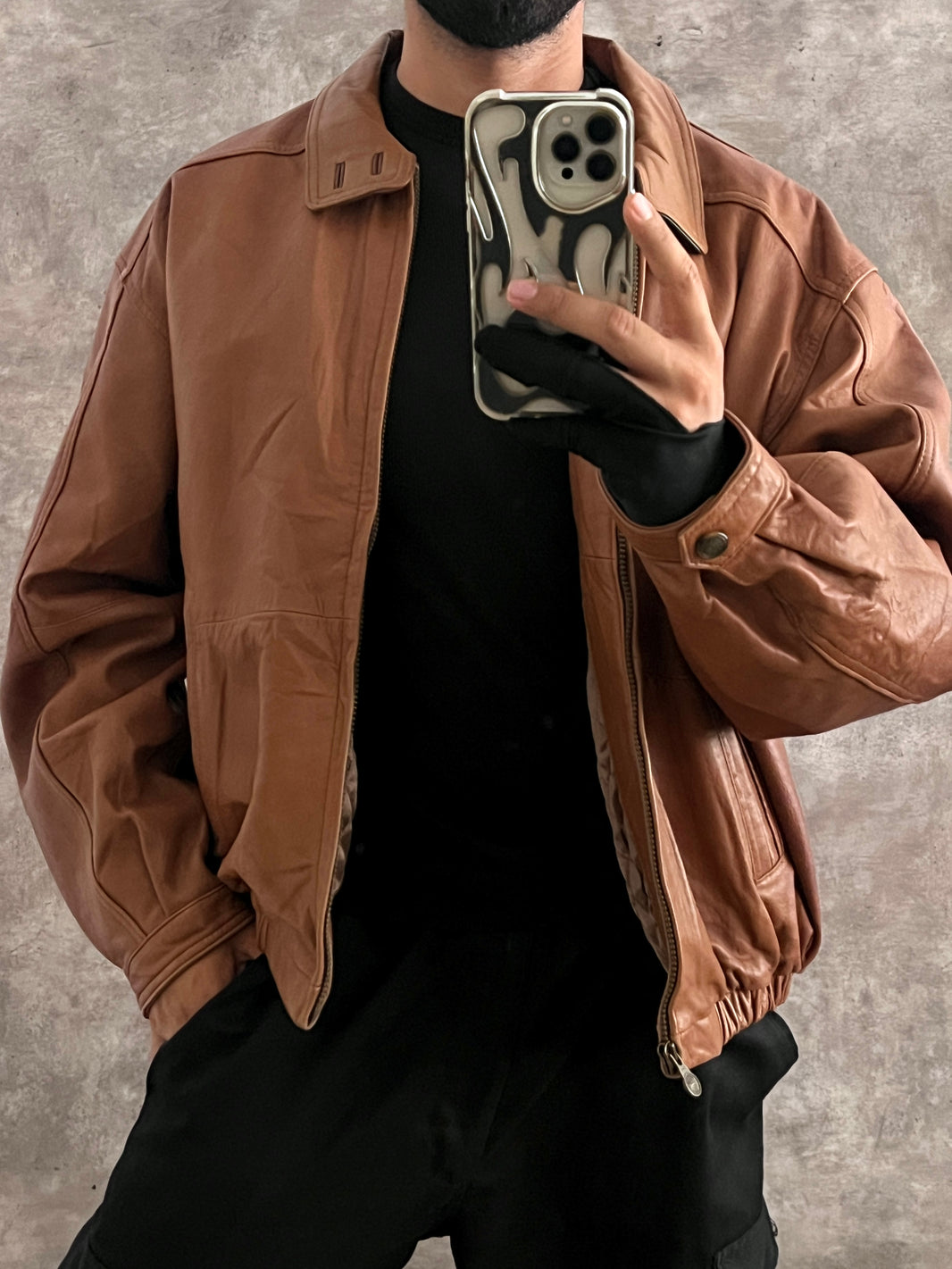 Leather Jacket Only Members (XL)